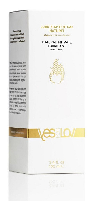 Разогревающая смазка на водной основе YESforLOV UNISEX LUBRICANT 100 мл, на 99 % натуральная Киев - изображение 2