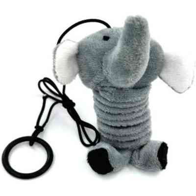 Игрушка для кошек Hippie Pet Слонёнок с веревкой 14 см (HIPCT2304005-2) Винница