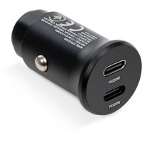 Зарядний пристрій Vinga 40W PD 2xUSB-C (20W+20W) Car Charger (VCPCCCC40) Киев - изображение 1