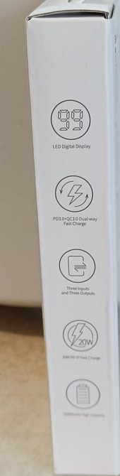 Power Bank BASEUS 10000мАг 22,5Вт. Київ - фото 1