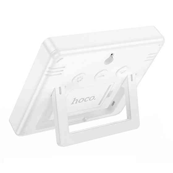 Термогігрометр HOCO HX41 Indoor electronic clock with hygrothermometer White Київ
