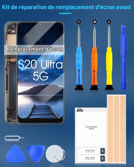 Дисплей ARSSLY Incell для Samsung Galaxy S20 Ultra 5G SM-G988, LCD модуль с сенсором и рамкой, черный Киев - изображение 9