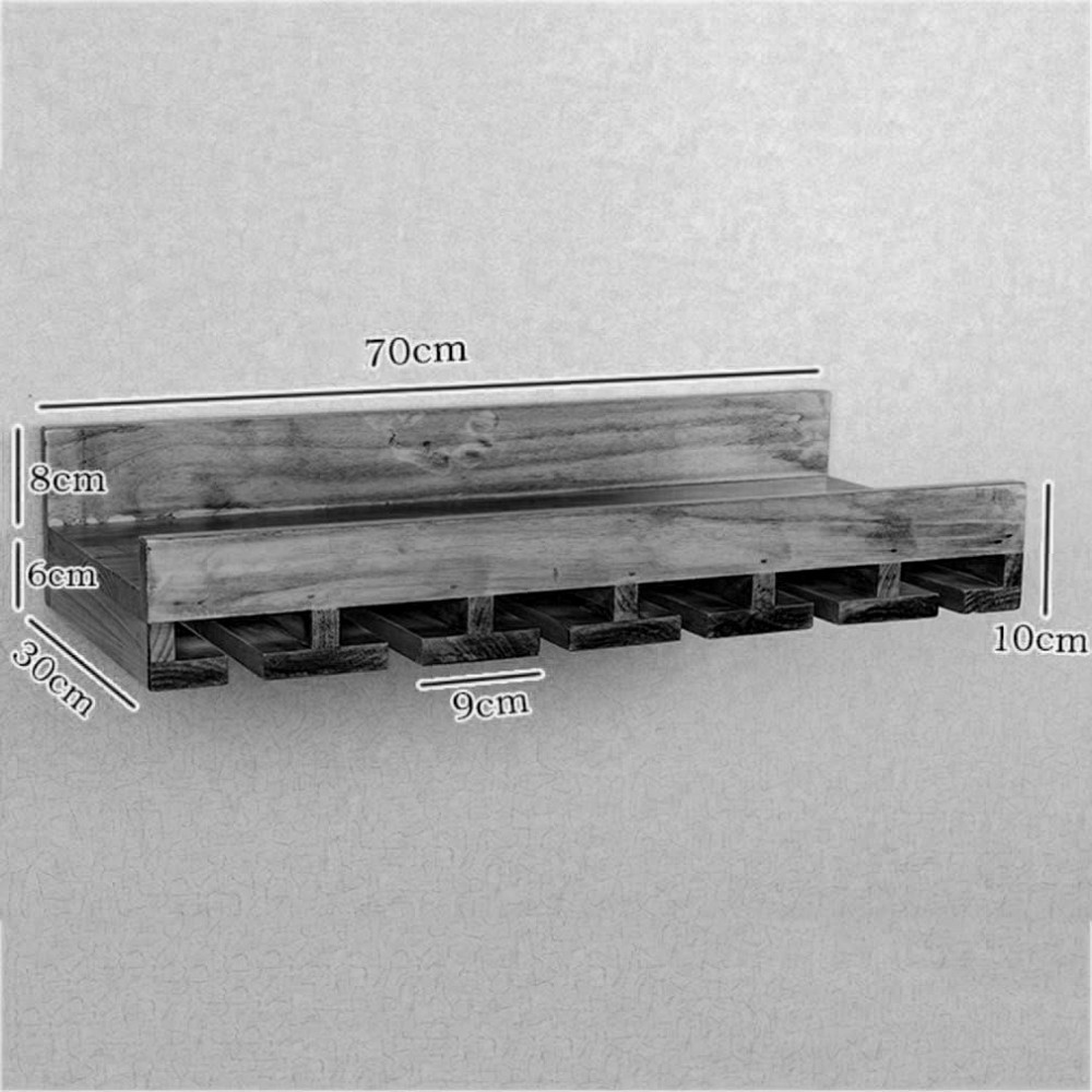 Полиця для келихів "Драпер" сієна Миколаїв - фото 2