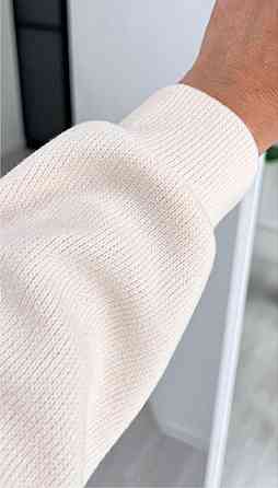 Женский невероятный костюм кардиган+юбка ангора вязка на трикотаже Молочный, 40/42 Одесса