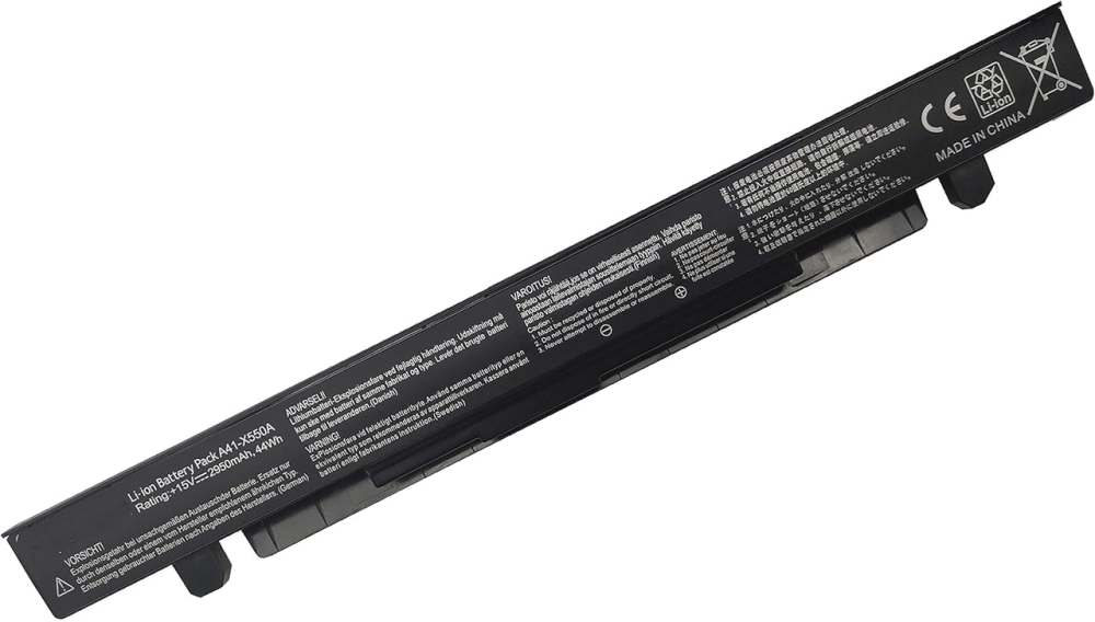 Аккумулятор для ноутбука A41-X550A для Asus X450V A450A450C R510 R510C R510CA X550 A550C X550A X550B X550D F450J F450JF F450L Киев - изображение 1