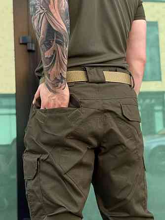 Чоловічі військові штани олива літні ріп-стоп, тактичні польові штани ЗСУ для армії і штурму Львів