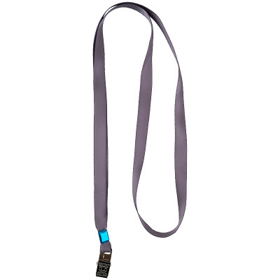 Шнурок для бейджа Axent с металлическим клипом, серый (4532-03-A) Винница - изображение 1