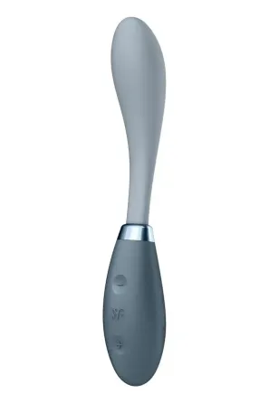 Вібратор Satisfyer G-Spot Flex 3 Grey, гнучкий стовбур із фіксацією положення Львів
