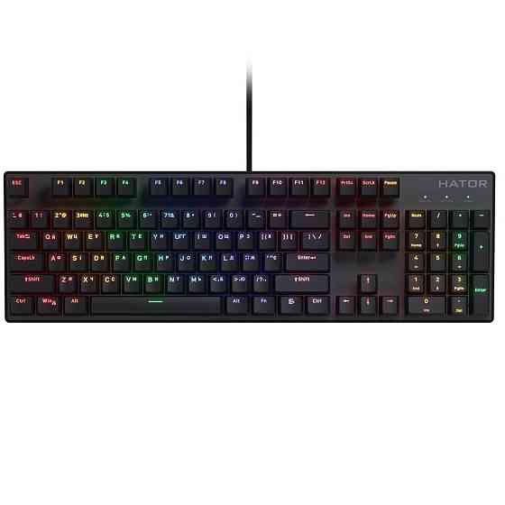 Клавіатура Hator Icefall Mecha Rainbow Black (HTK104UA) ( Чорний ) Харьков