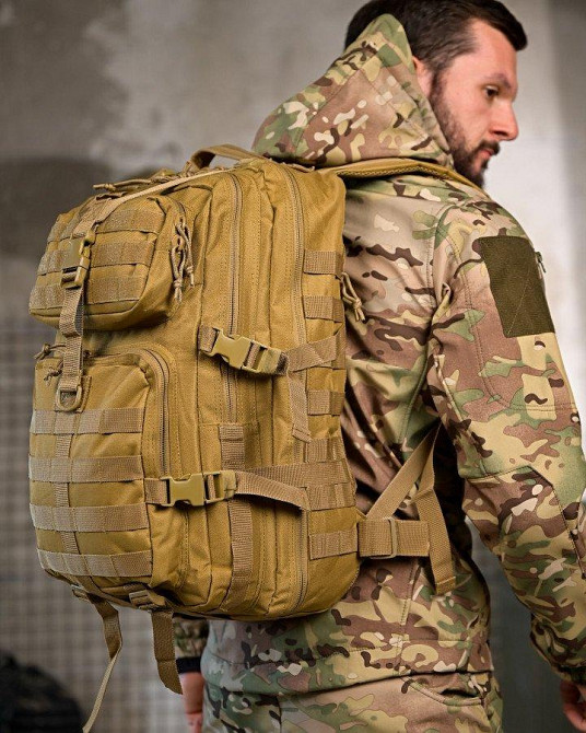 Милитари  рюкзак CHEMP  45 л  койот ПП7861 Одесса - изображение 1