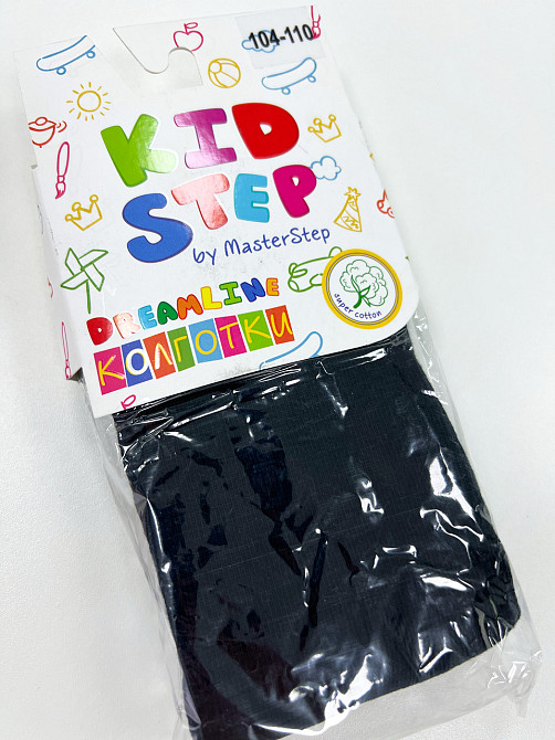 Колготи дитячі однотонні бавовняні арт.906 Чернівці - фото 4