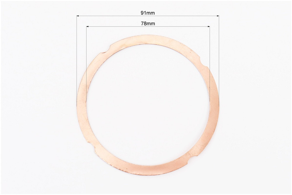 Прокладка головки циліндра 178F 78mm, (мідь) Київ - фото 2