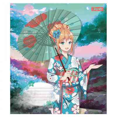 Зошит 1 вересня Sakura girls 12 аркушів лінія (766536) Вінниця