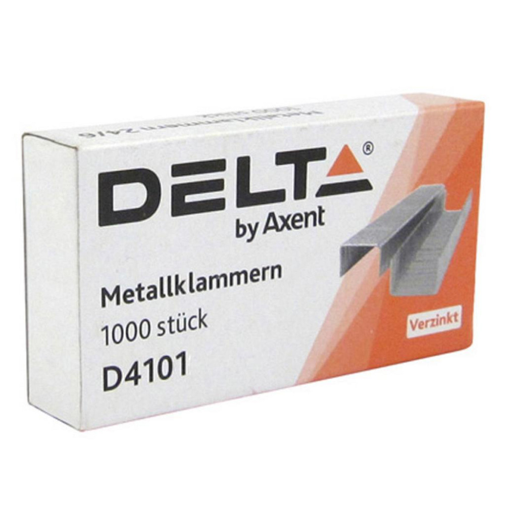 Скобы для канцелярского степлера №10/5, up to 20 sheets, 1000 шт Delta by Axent (D4101) Винница - изображение 2