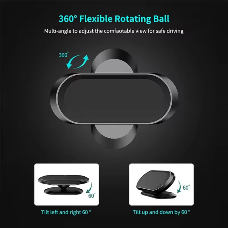 Автомобільний тримач, магнітний для телефону JK023, чорний Кам'янець-Подільський - фото 3