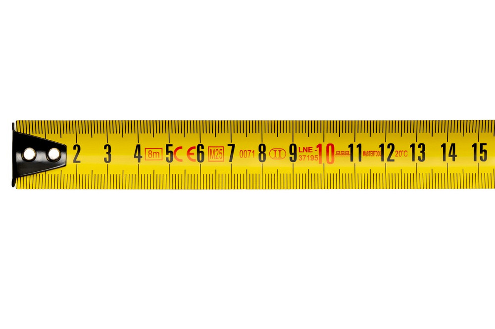 MASTERTOOL Рулетка MASTERTOOL "Shiftlock" 8 м×25 мм фіксатор полотна нейлонове покриття 62-8025 Коломия - фото 4
