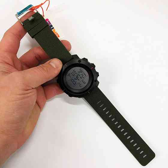 Спортивные часы с секундомером SKMEI, Оригинальные мужские часы для рыбалки и походов BW-57 Львов