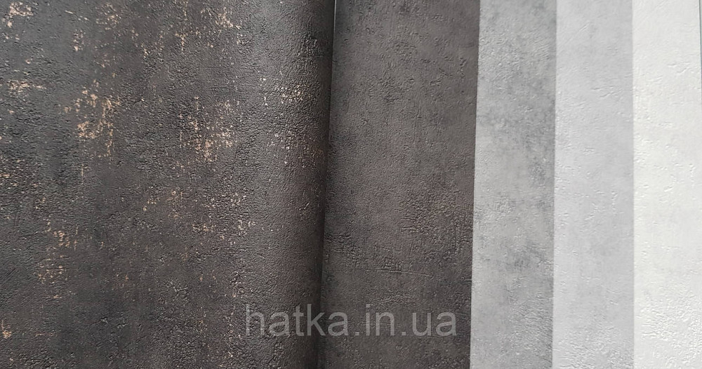 Шпалери вінілові на флізеліні Caselio 0.53х10 Beton 2 під штукатурку під бетон структурні сірі мусон Київ - фото 4