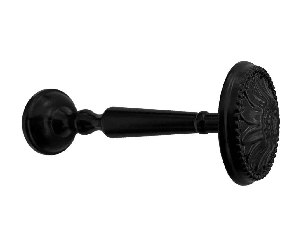 Підхват для штор Orvit Флор 130 х 55 мм Чорний Оксамит (00-00013484) Львов - изображение 1