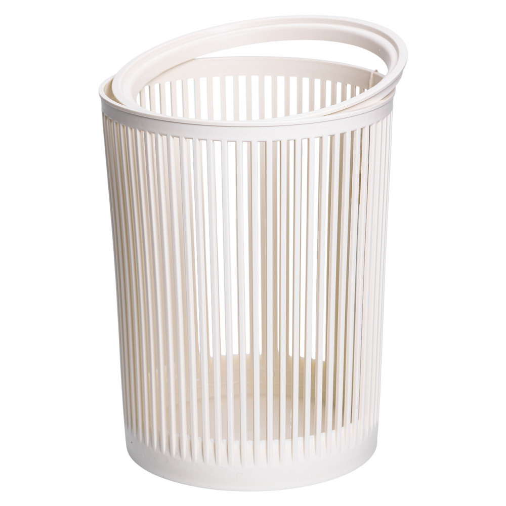 Кошик для сміття пластиковий в офіс для паперу 8 (л) кошик під сміття відро для сміття Білий HP-45-8BE Київ - фото 1