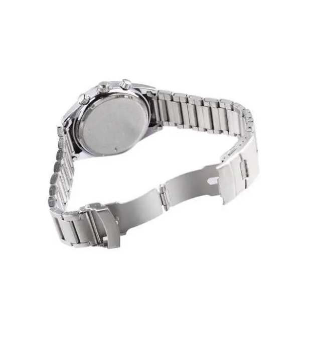 Чоловічий наручний годинник Skmei Tandem 9096 Сріблястий з білим Вінниця - фото 9