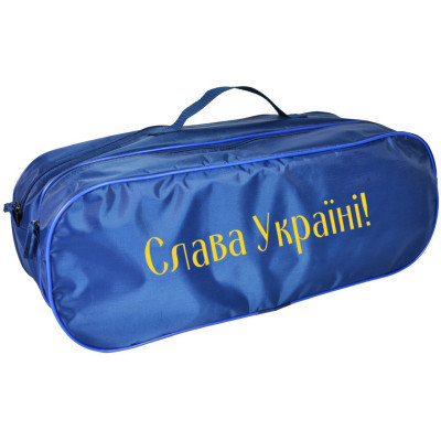 Сумка-органайзер Poputchik "СЛАВА УКРАЇНІ" синя (03-136-2Д) Вінниця - фото 1