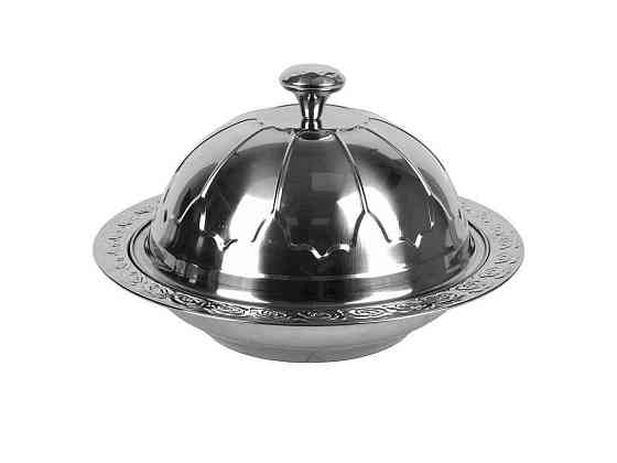 Блюдо с крышкой сервировочное для саджа/гриль-страв SS 40см R41158-40 ТМ STENSON Киев
