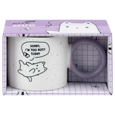 Чашка Kite 370 мл Busy cat (K25-220-1) Вінниця - фото 4