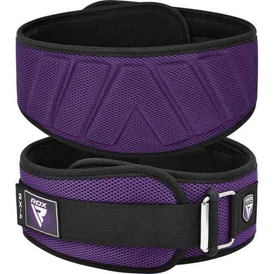 Пояс для важкої атлетики RDX RX4 EVA Curve неопреновий PURPLE XS Кам'янське