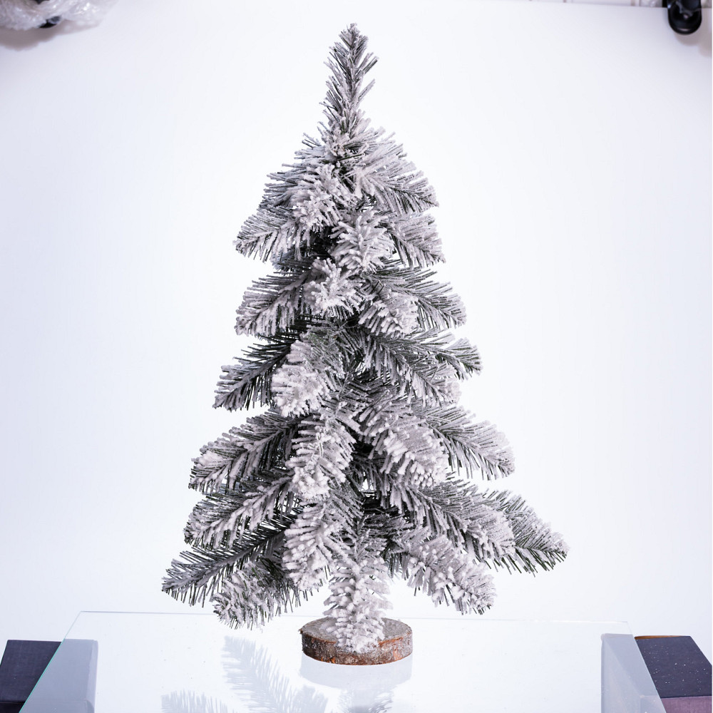 Lugi Штучна міні ялинка "Снігова королева" засніжена на пластиковій підставці 55 см SOK-M-05-2 Коломыя - изображение 3