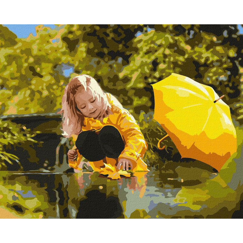 Набір для розпису по номерах. "Теплі дні осені" 40х50см, шт Київ - фото 1
