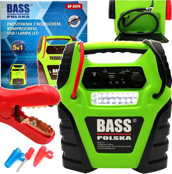 Зарядное устройство Bass Polska 5970 с пуском и компрессором  5 В 1 Черкассы - изображение 15