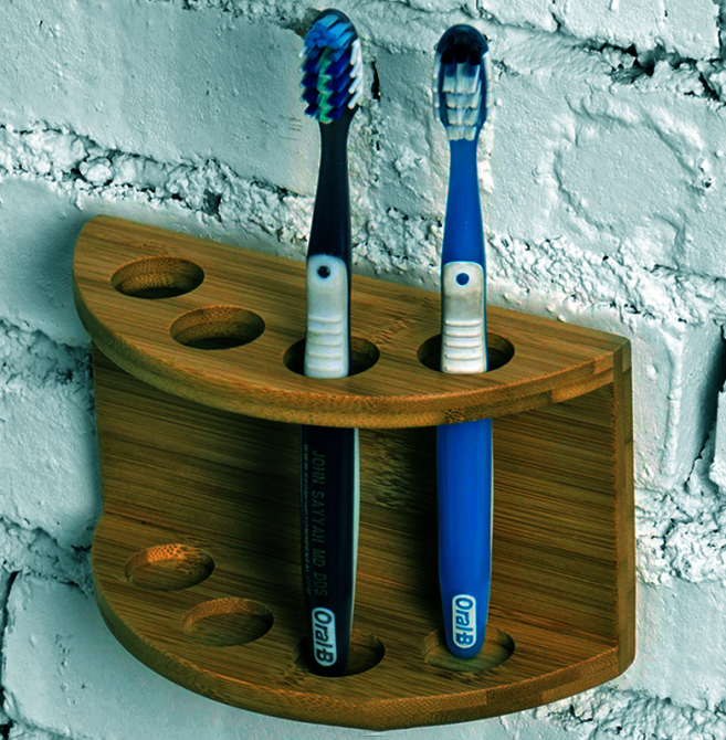 Органайзер для зубних щіток "Эсуэйра" мускат Миколаїв - фото 1