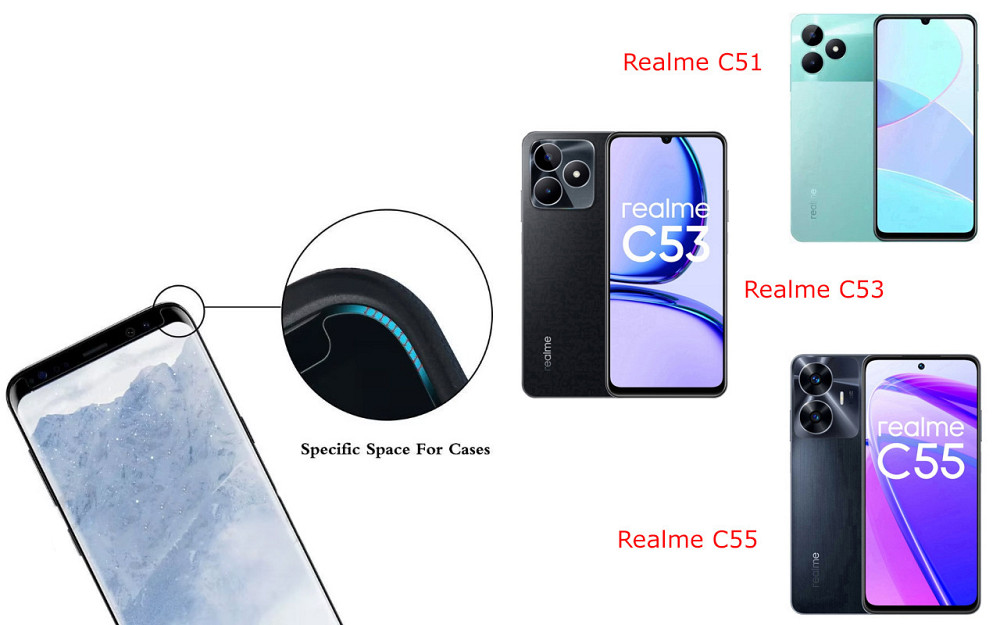 Захисне скло HyperGlass Pro для Realme C51, Realme C53, realme C55 – максимальна чутливість та захист Київ - фото 3
