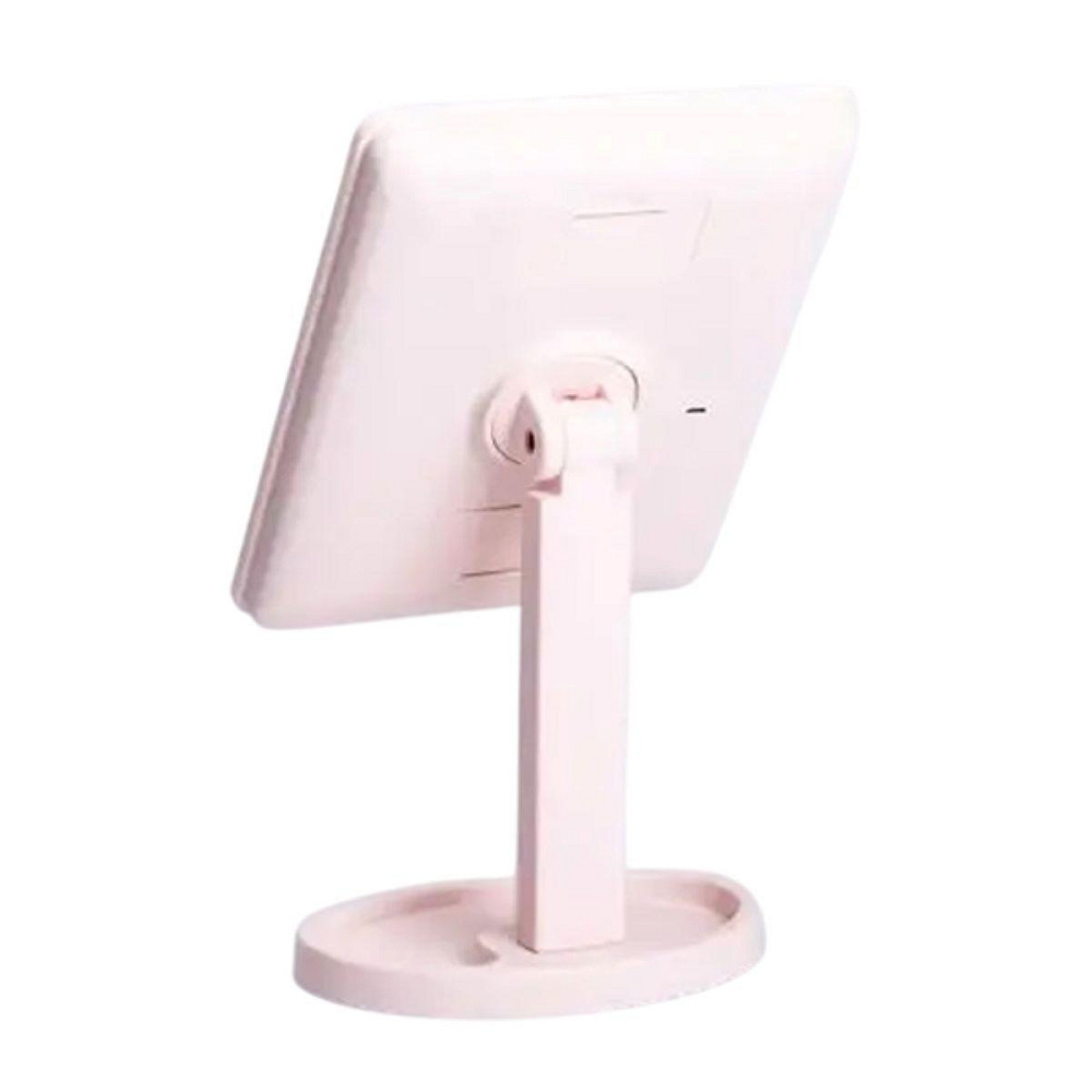 Дзеркало косметичне 21х16 см 16 LED Чорне HP-10-3AP Київ - фото 4