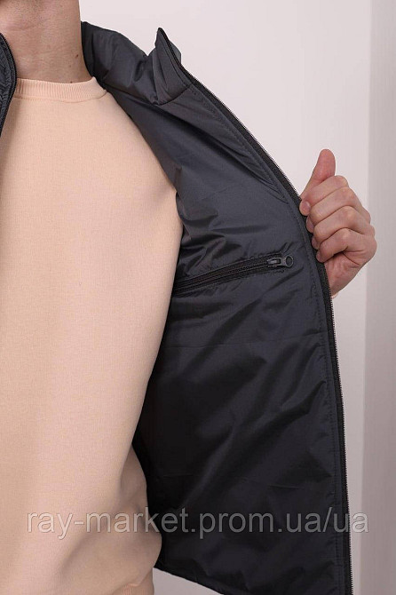 Жилет стьобаний Ray Basic чоловічий утеплений сірий (U0601М-Grey) XXL Київ - фото 4