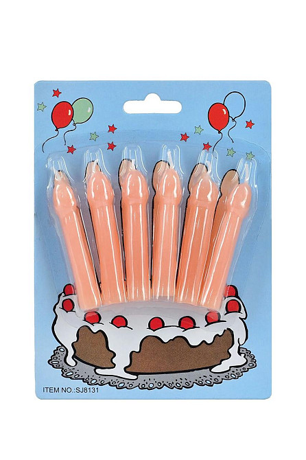 Свечи для торта Fun Novelties Birday Party Candle Sex Aura Киев - изображение 2