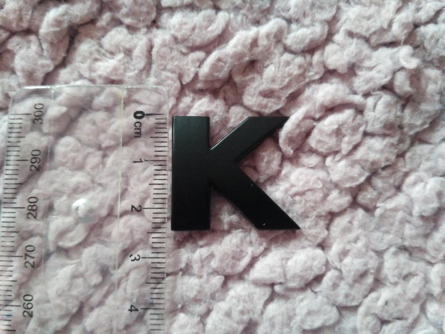 Металеві букви Kia Чорна на кузов авто не рж Київ - фото 3