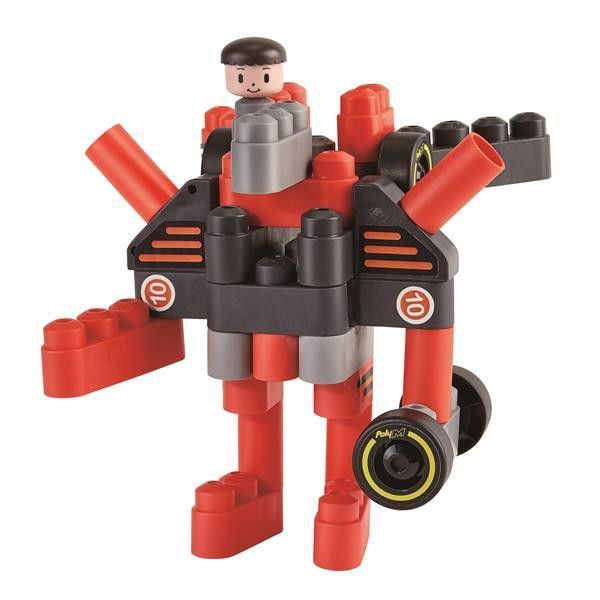 Конструктор PolyM Гоночний автомобіль 31 деталь (760020) Харків - фото 15