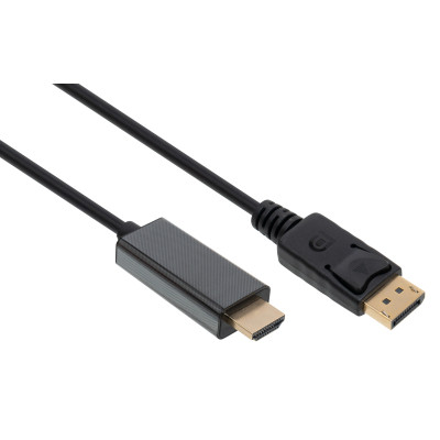 Кабель мультимедійний DisplayPort M to HDMI M 1.8m V1.4/V2.1 4K120/8K60 Vinga (VCPDP14HI211.8) Вінниця - фото 2