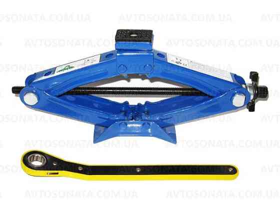 Домкрат ромб 1 т з тріскачкою вис 350мм Вінниця