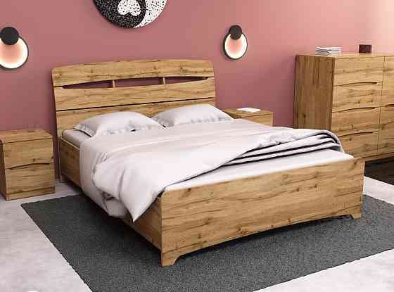Кровать Дельта двуспальная, Дуб Аппалачи, 2132х1650х1070 Львов