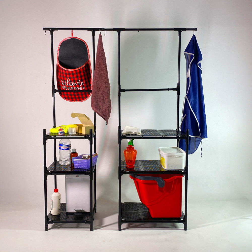 Полиця-етажерка у ванну кімнату Bona Part 2 - 3х ярусний стелаж з поличками для дрібних речей Бориспіль - фото 9