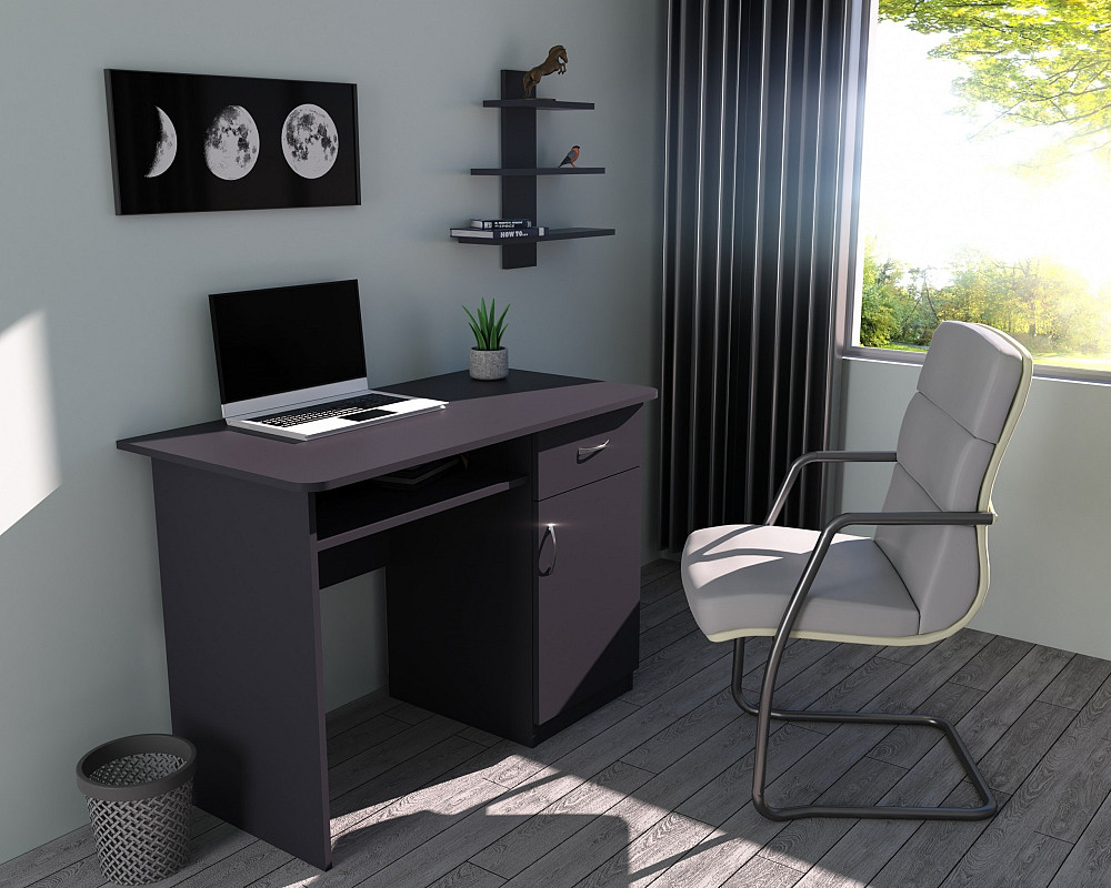 Стіл письмовий СП-1 №10, Антрацит, 1100/550/760 Львів - фото 1