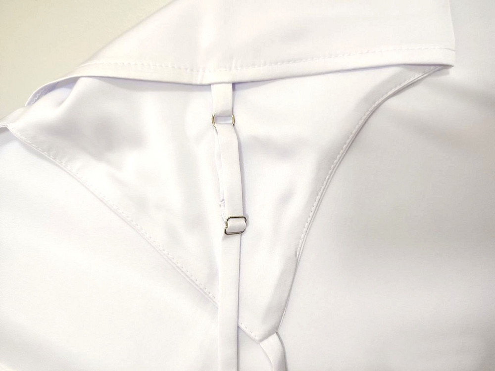 Базова майка жіноча атлас Білий M Харків - фото 3