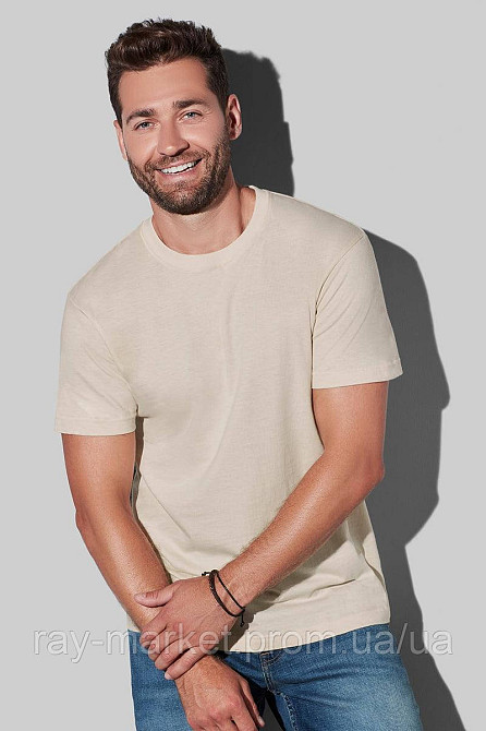 Набір базових футболок 5шт Stedman Classic-T чоловічий темно-зелений/ бежевий/ бордовий/ темно-синій /чорний (ST2000-5PACK3) Київ - фото 3