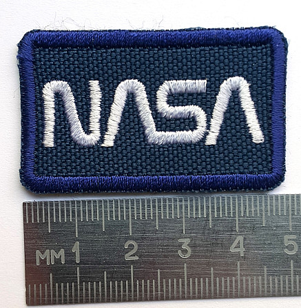 Пришивной патч Ведомство NASA, Молодежная нашивка для одежды и сумок, Оригинальная вышитая аппликаци Запоріжжя - фото 3