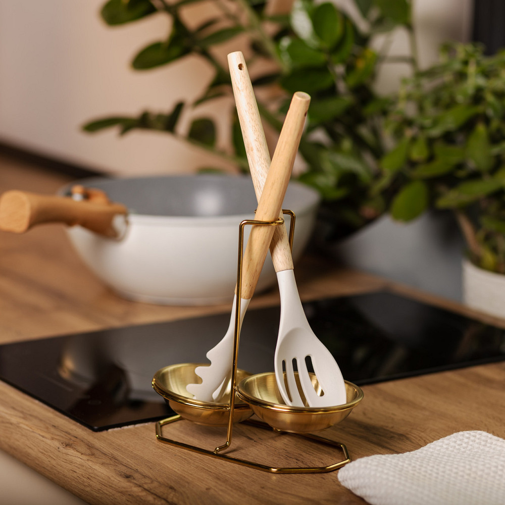 Zhongjing Вертикальная подставка для половника или ложек 20×12.5×19.5 см из нержавеющей стали З Коломыя - изображение 8