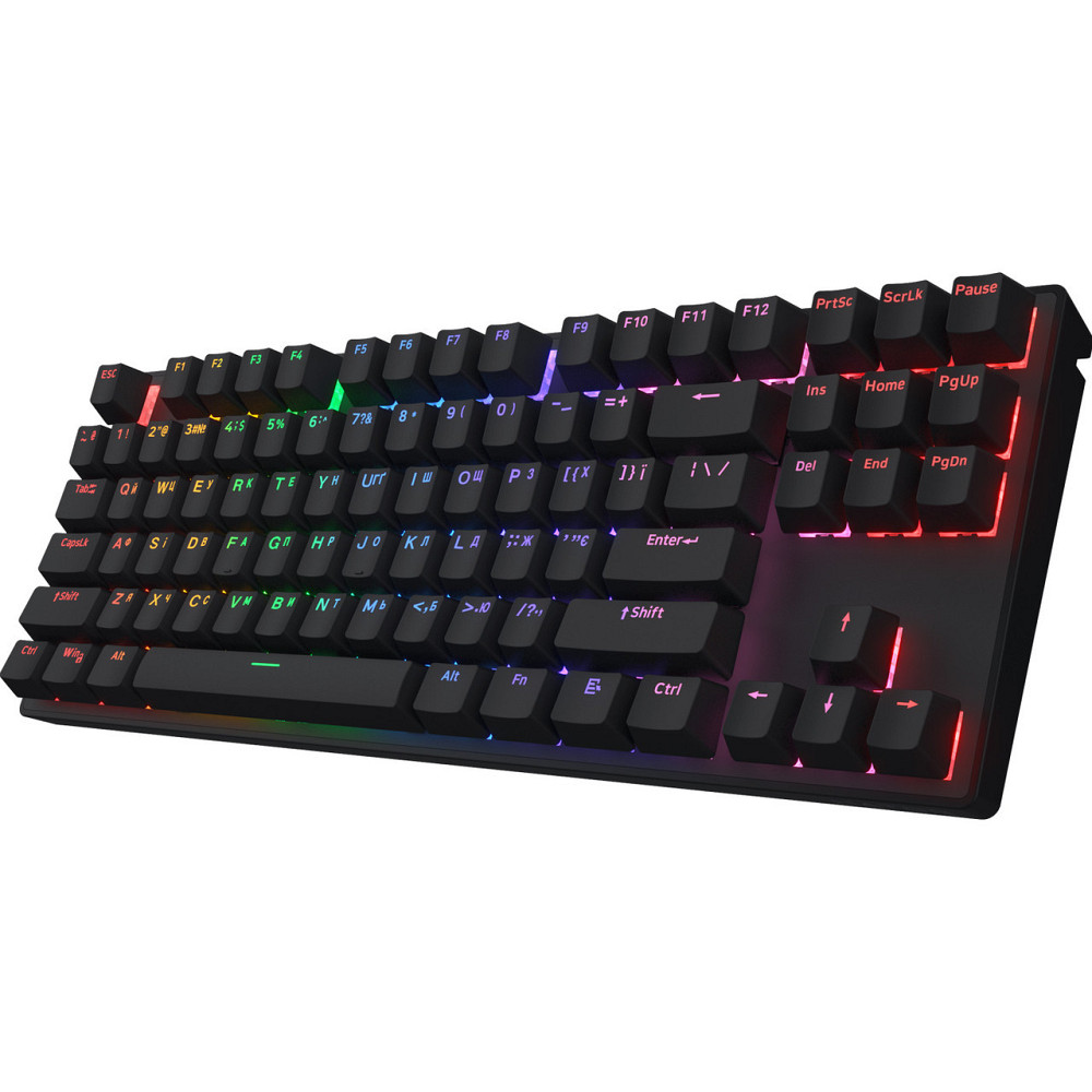 Клавіатура Hator Icefall Mecha TKL Wireless Rainbow Black (HTK287UA) ( Чорний ) Харьков - изображение 3