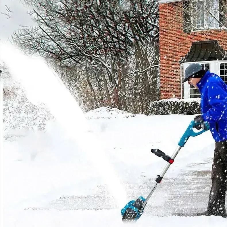 Снігоприбиральник акумуляторний на 2 АКБ складаний Krafftec SE-16 Львів - фото 3